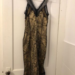 D&G gold and black dress